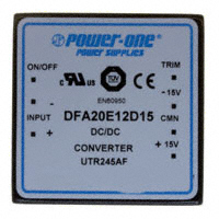 DFA20E12D15|Power-One