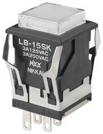 LB15SKW01-5D05-JB-RO|NKK Switches