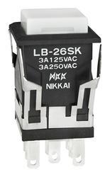 LB26SKW01-12-BJ|NKK Switches