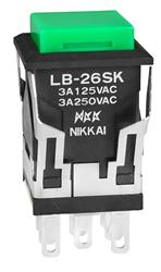 LB26SKW01-F|NKK Switches