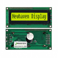 NHD-0116AZ-FL-GBW|Newhaven Display Intl
