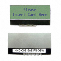 NHD-C0216AZ-FN-GBW|Newhaven Display Intl