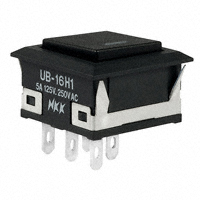 UB16KKW015C-AB|NKK Switches