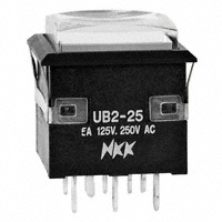 UB225KKW01CF-1JB|NKK Switches