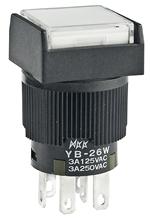YB26WSKW01-6F-JB-RO|NKK Switches