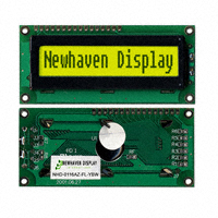 NHD-0116AZ-FL-YBW|Newhaven Display Intl